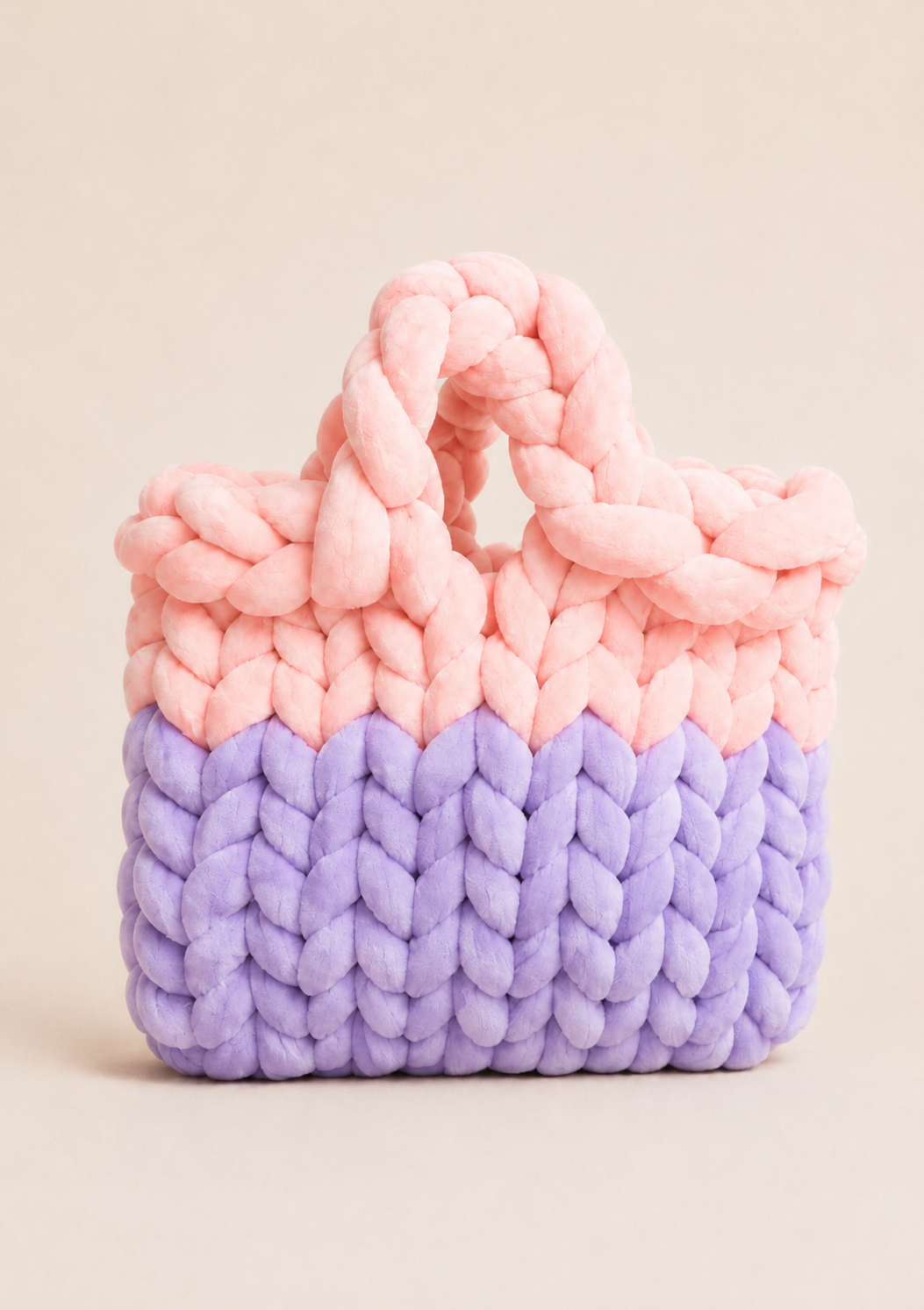 Lavender Blush Ombré Handbag