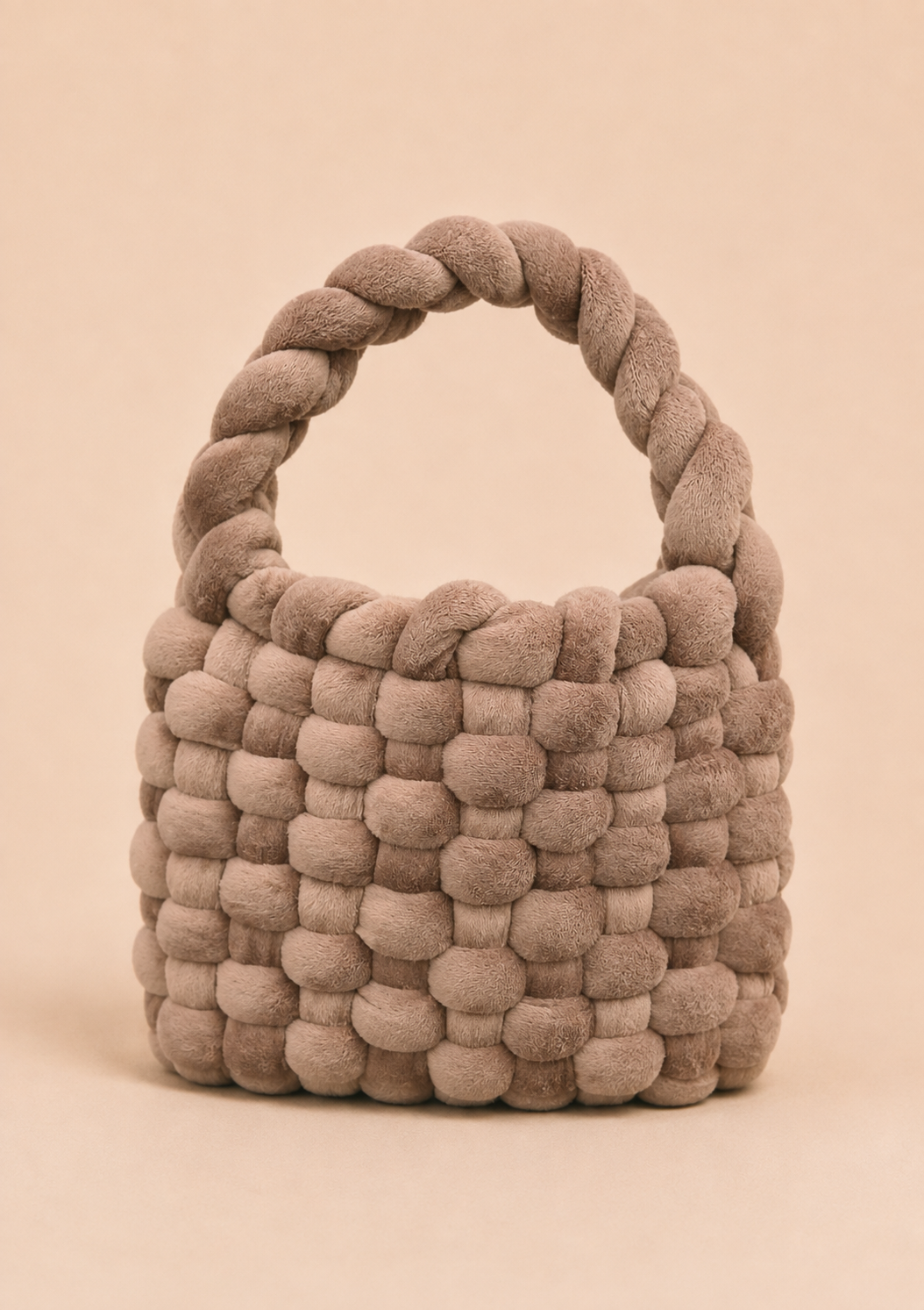 Mocha Cloud Chunky Handbag